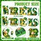 St. Patrick's Day Decorations Valentine's Day Wooden Decor Easter Wooden Table Signs Graduation Tabletop Centerpiece Decor for Tiered Tray Home Party Desk Office Room(Clover)